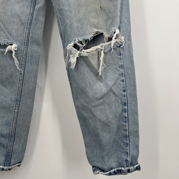 Vintage 90s Levi's 521 Tapered Leg‎ Jeans 14 M 100% Cotton Made in USA Destroyed - Picture 4 of 9